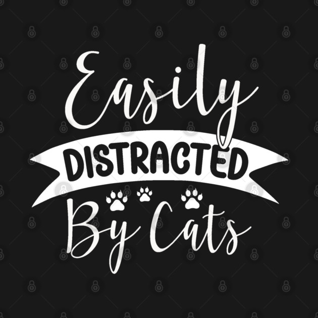 Easily Distracted by cats by khaireddine