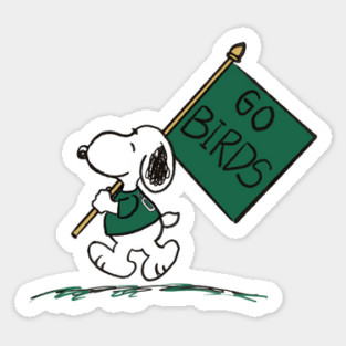 Go Birds Dog Sticker