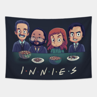 Innies at a Waffle Party // Severance, Lumon Industries Tapestry