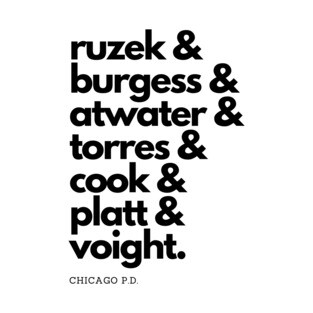 Chicago PD Squad Goals - 2025 Version T-Shirt