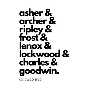 Chicago Med Squad Goals - 2025 Version T-Shirt