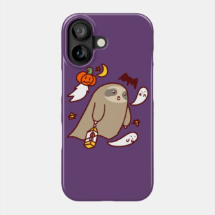 Halloween Ghost Sloth Phone Case