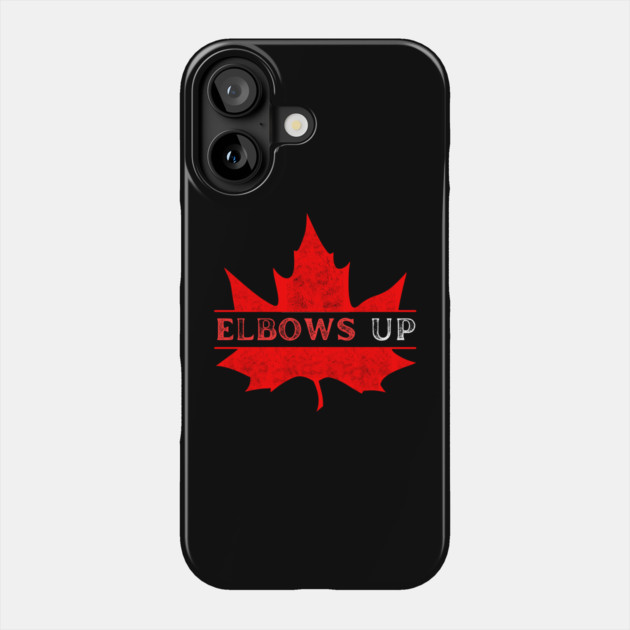 Elbows-Up Phone Case by Creatifly Graphic Tees