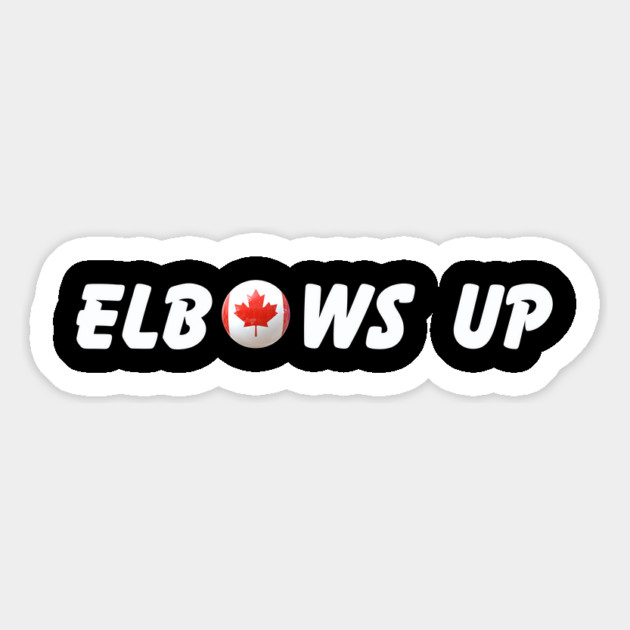 Elbows-Up Magnet by Creatifly Graphic Tees