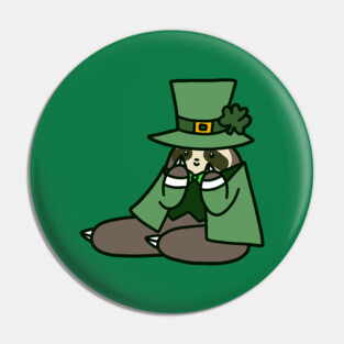 Leprechaun Sloth Pin