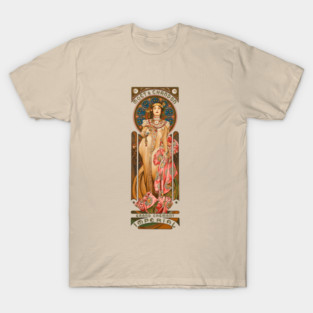Alphonse Mucha - Poster Advertising 'Moet and Chandon Dry Imperial' Champagne, 1899 T-Shirt