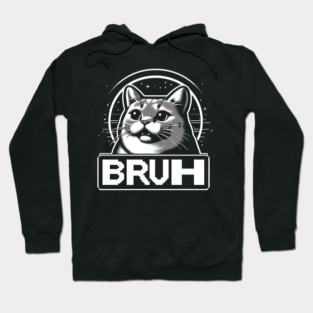Bruh Cat Hoodie