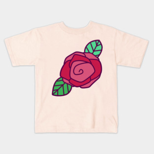 Cute Pink Rose Kids T-Shirt
