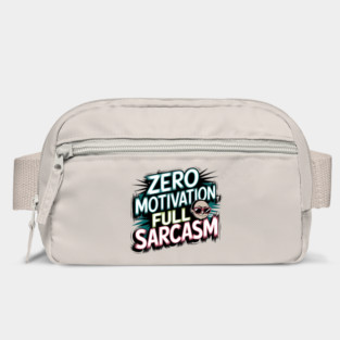 Zero Motivation, Full Sarcasm – Funny Attitude Bag