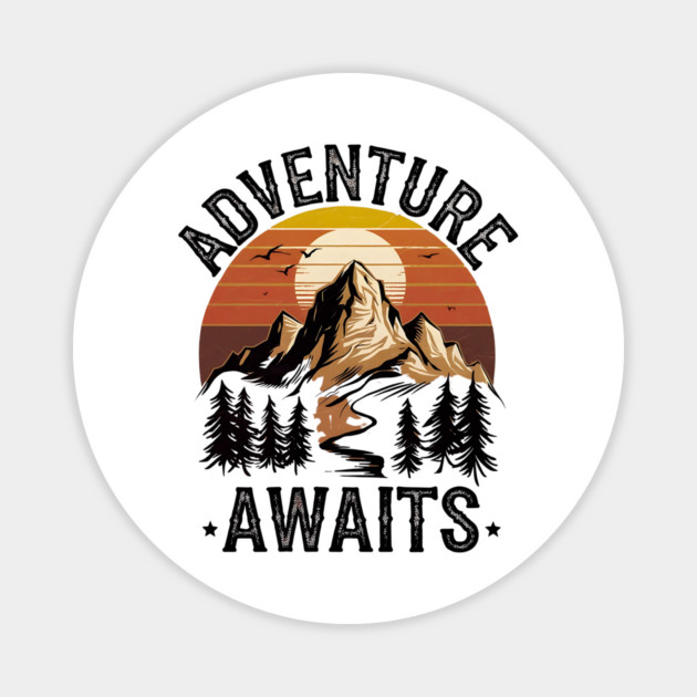 Adventure Awaits – Explore the Wild T-Shirt Magnet by Stylish Shirt