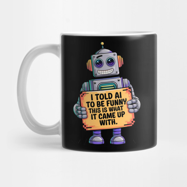 I Told AI To Be Funny - Hilarious Robot Design by Stylish Shirt