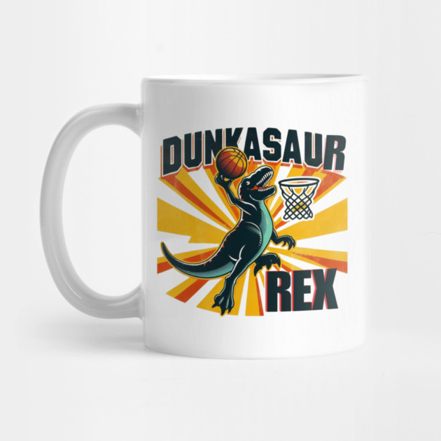 Dunkasaur Rex – Funny Dinosaur Basketball Design by Ben's Store 1