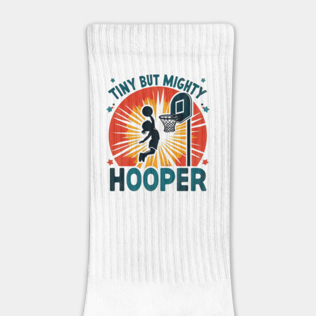 Tiny But Mighty Hooper – Funny Kids Basketball Design by Ben's Store 1