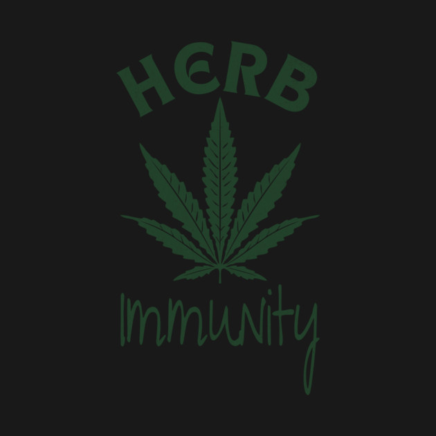 Herb Immunity Cannabis Leaf Design by Designed By Marty