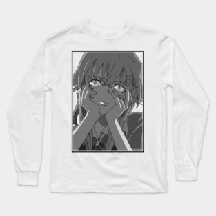 Yuno Gasai, Yandere Face Ver. (Grayscale) Long Sleeve T-Shirt