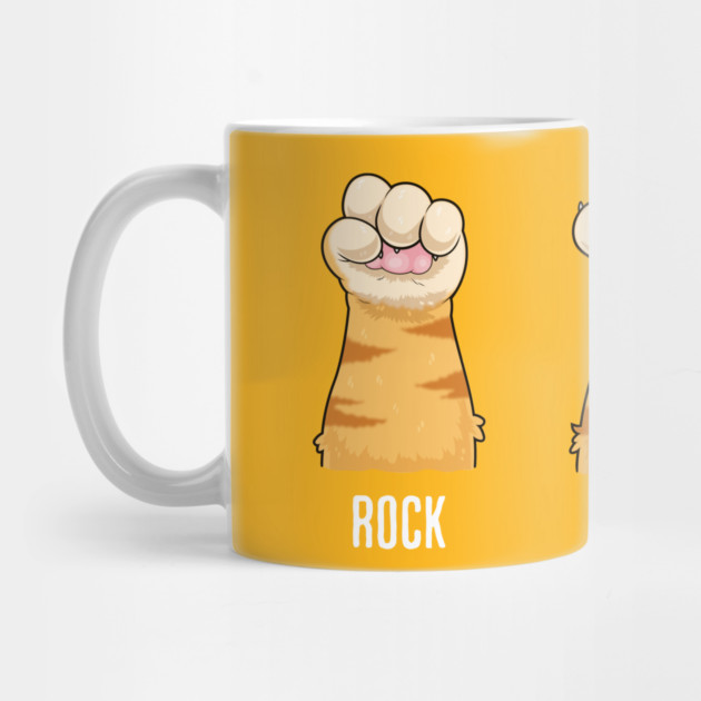 Rock Paper Scissors Cat Paws by GoshWow®