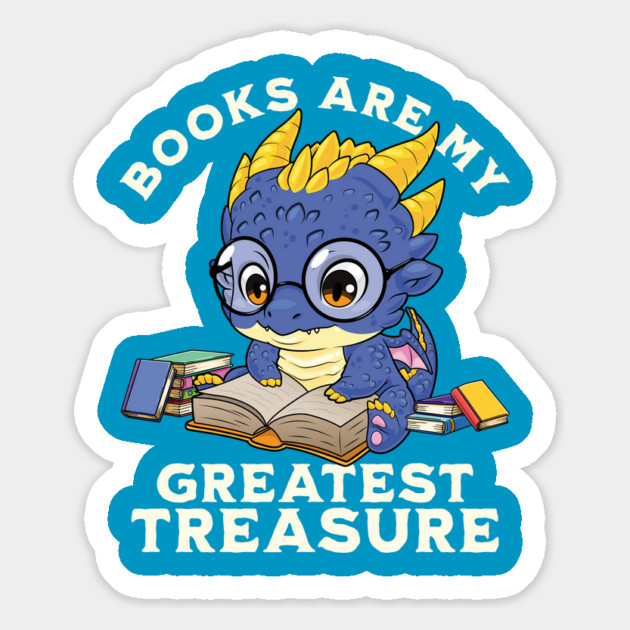 Book Dragon Magnet by GoshWow®