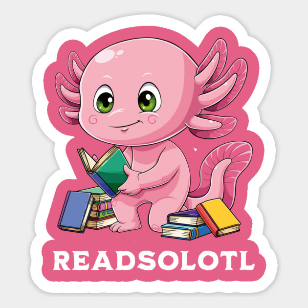Book Axolotl Magnet by GoshWow®