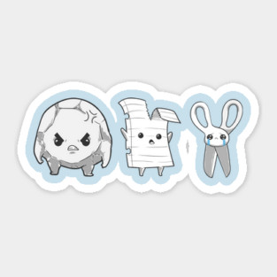 Rock Paper Scissors Sticker