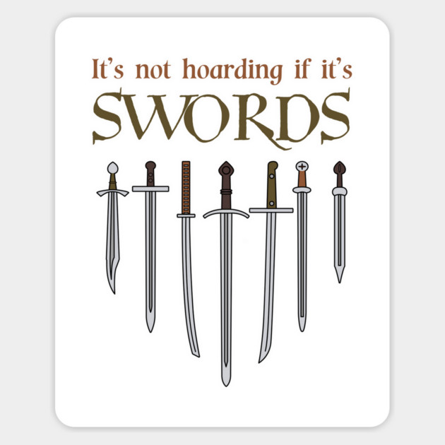 Sword hoarding Magnet by Shad's Store