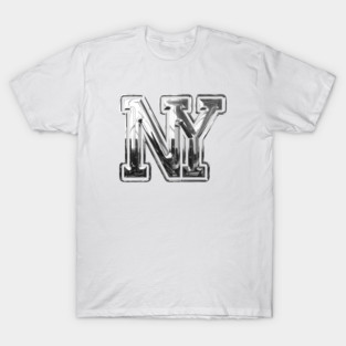 New York City (NYC) chrome effect T-Shirt