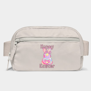Vibrant Easter Bunny Design for Girls Bag