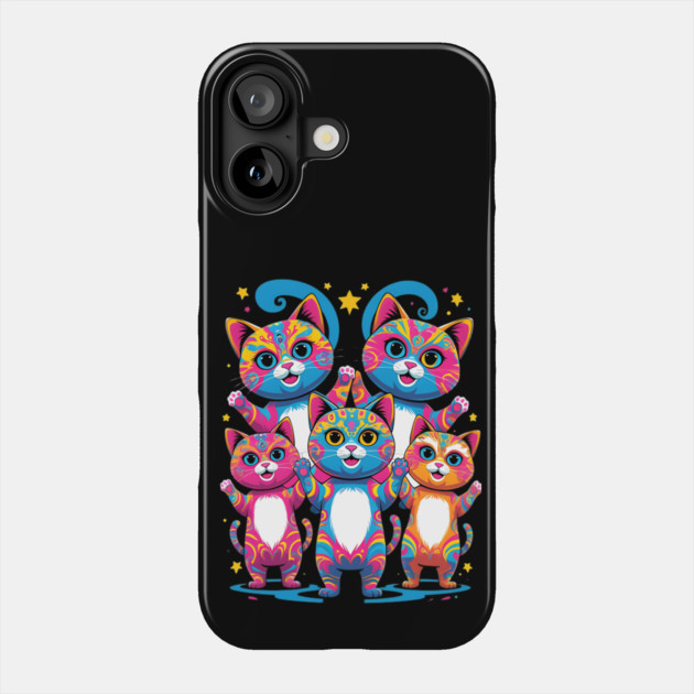 Dancing Cat Phone Case by animegirlnft