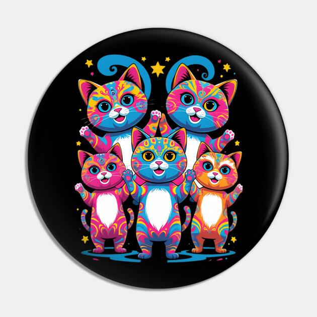 Dancing Cat Pin by animegirlnft