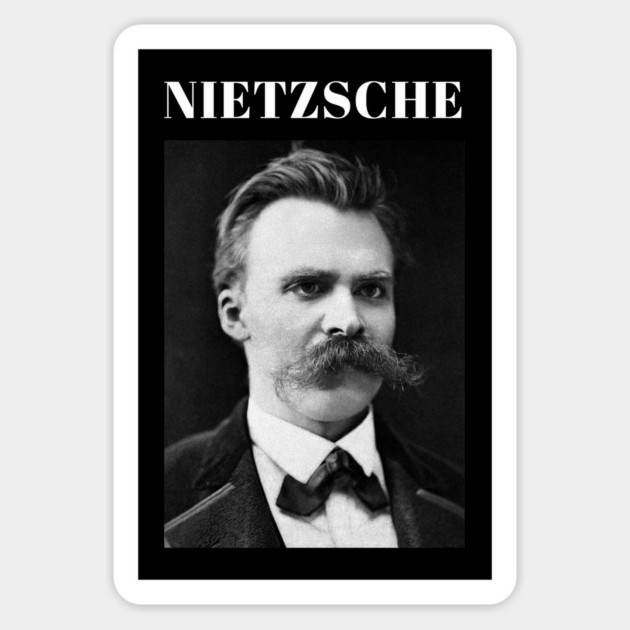 NIETZSCHE Sticker by Philosophy Shirts