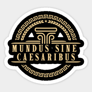 Mundus-Sine-Caesaribus Sticker