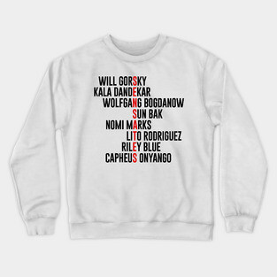 Sensates Names Crewneck Sweatshirt
