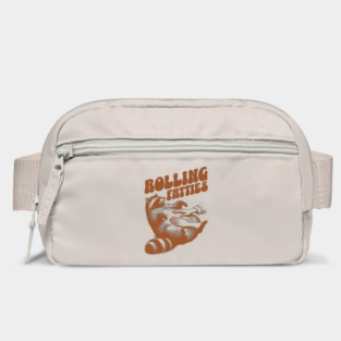 Rolling Fatties Funny Raccoon Design Bag