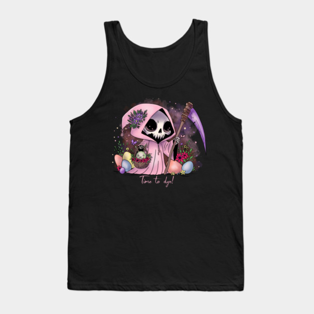 Easter Grim Reaper Tank Top by H. R. Sinclair