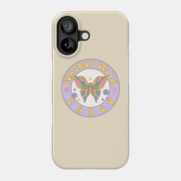 Foxtrot-Delta-Tango Phone Case by Creatifly Graphic Tees