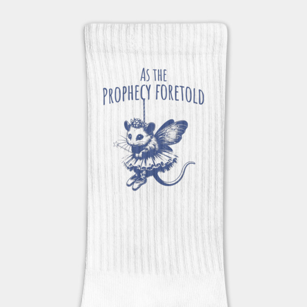 As The Prophecy Foretold, silly fairy godpossum design by Luxinda