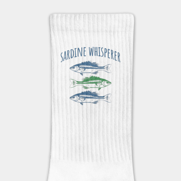 Vintage sardines with saying Sardine Whisperer by Luxinda