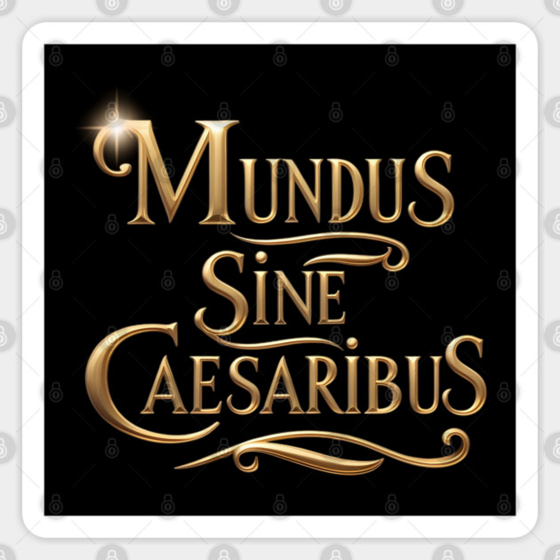 mundus-sine-caesaribus Sticker by JessArty
