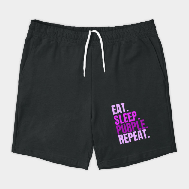 Eat Sleep Purple Repeat T-Shirt – Funny Gift for Purple Lovers by Tondeleya's Store