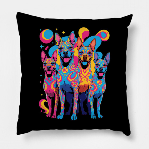Pop Art Dog Pillow by animegirlnft