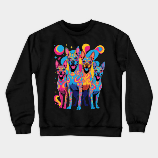 Pop Art Dog Crewneck Sweatshirt by animegirlnft