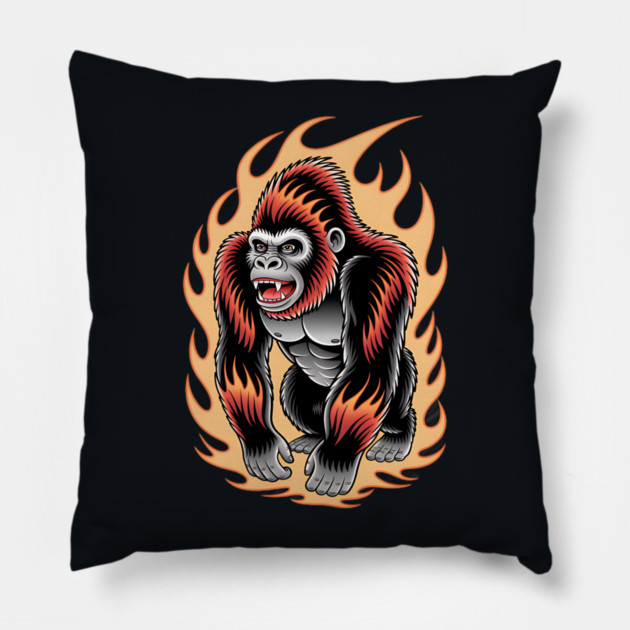 Gorilla Muscle Pillow by animegirlnft