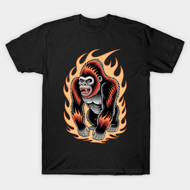 Gorilla Muscle T-Shirt by animegirlnft
