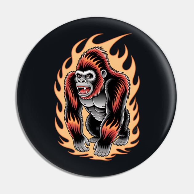 Gorilla Muscle Pin by animegirlnft