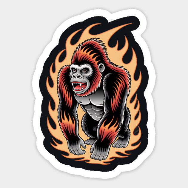 Gorilla Muscle Magnet by animegirlnft