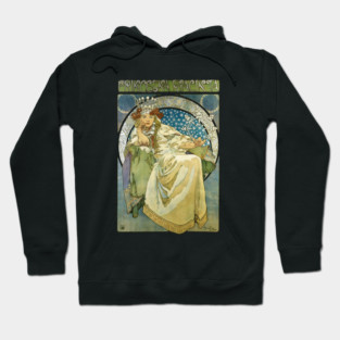 Alphonse Mucha - Princess Jacinta, 1911 Hoodie