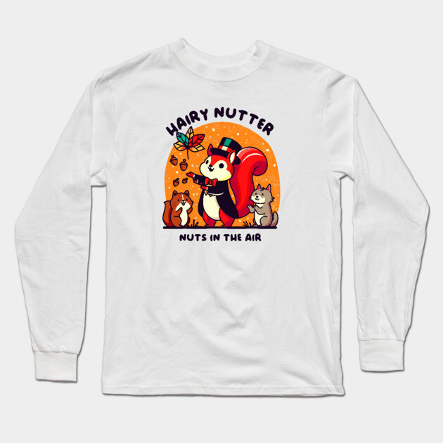 HAIRY NUTTER Long Sleeve T-Shirt by Fabrik