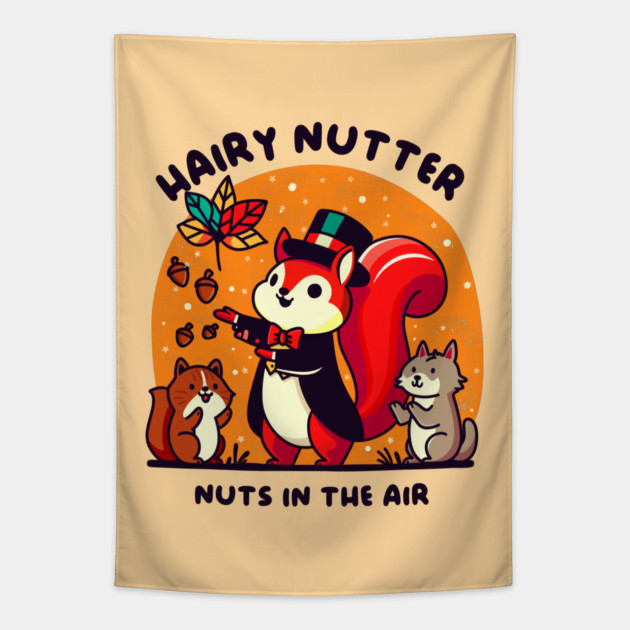 HAIRY NUTTER Tapestry by Fabrik