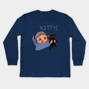 this kitty Kids Long Sleeve T-Shirt