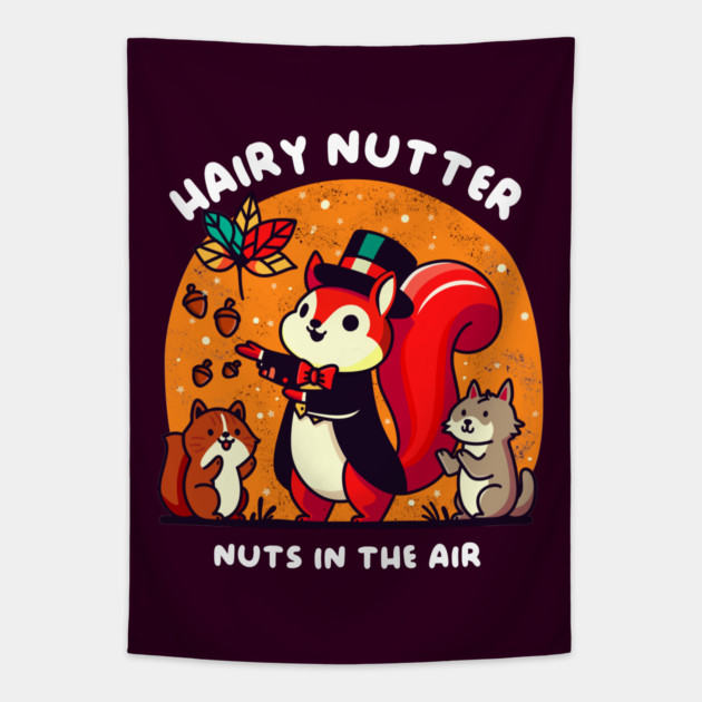 HAIRY NUTTER Tapestry by Fabrik