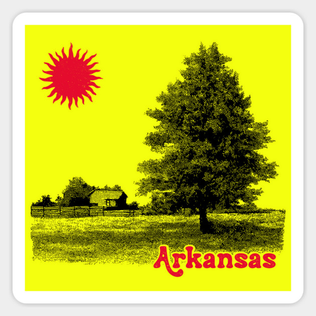Arkansas Summer Sticker by rt-shirts